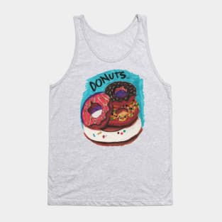 Colorful Donuts Tank Top